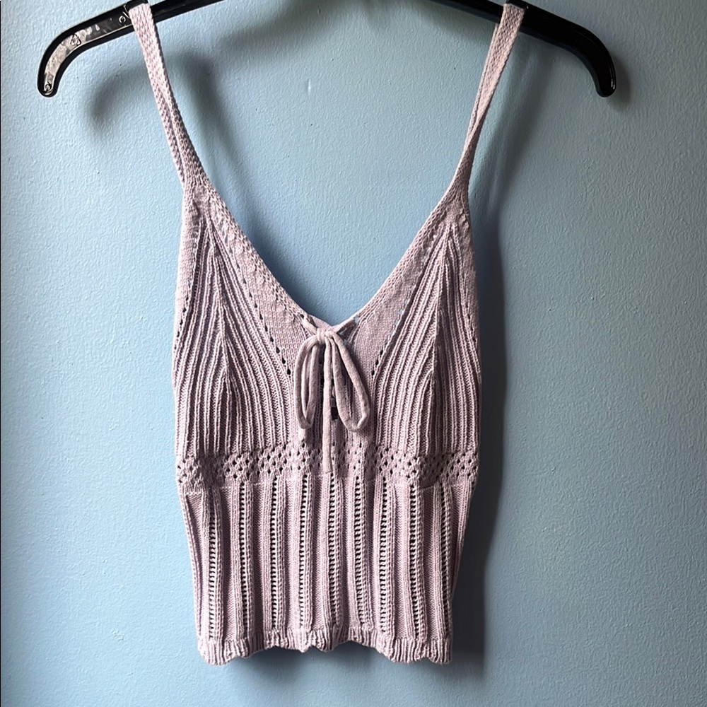 Forever 21 Crochet Knit Top